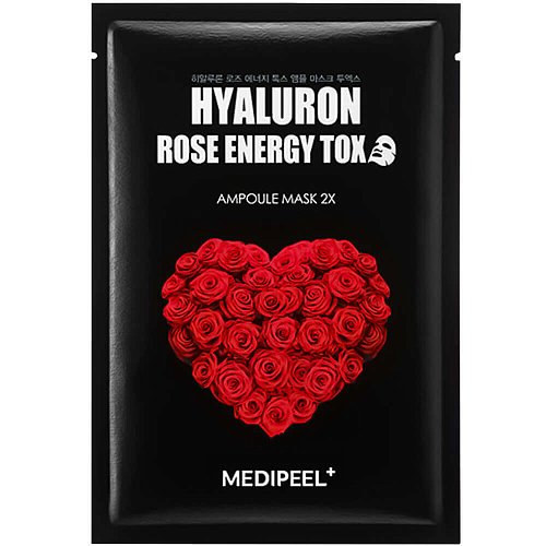 Ампульная омолаживающая маска с розой MEDIPEEL Hyaluron 100 Rose Energy Tox