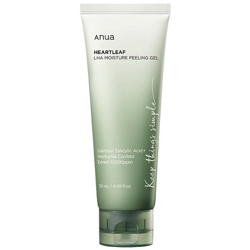 Отшелушивающий пилинг-гель с LHA Anua Heartleaf LHA Moisture Peeling Gel