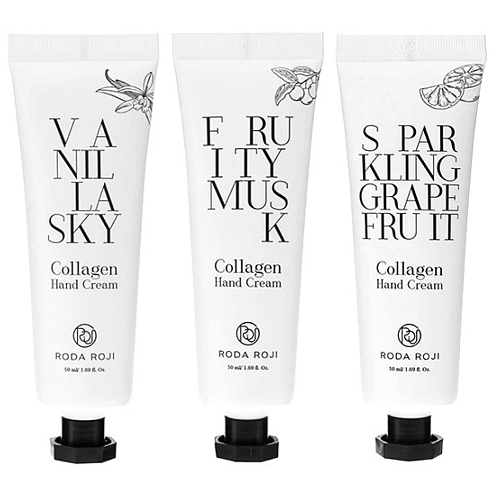 Парфюмированные кремы для рук с коллагеном RODA ROJI Collagen Hand Cream