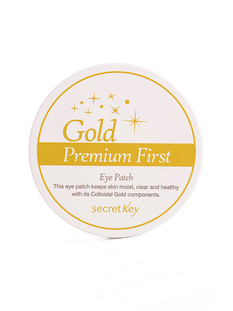 Гидрогелевые патчи для век с золотом Secret Key Gold Premium First Eye Patch