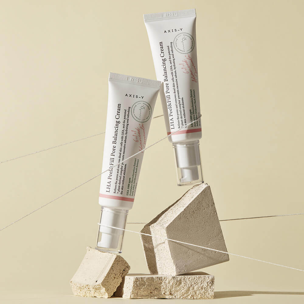 Мягкий пилинг-крем для лица AXIS-Y LHA Peel & Fill Pore Balancing Cream