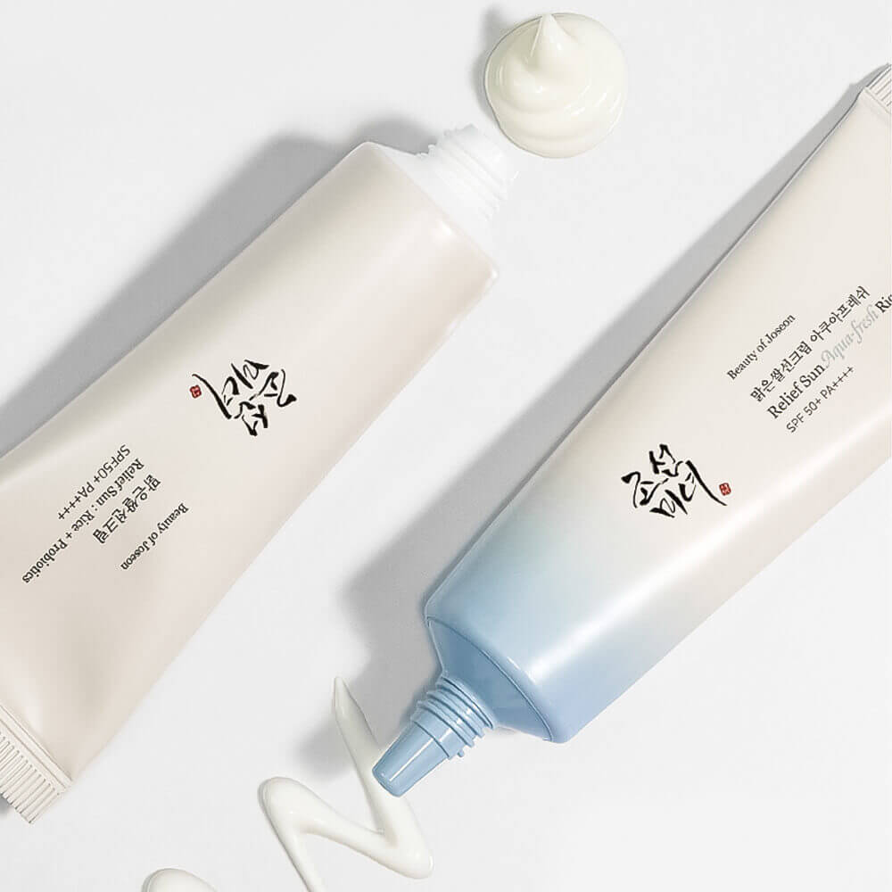 Лёгкий солнцезащитный крем с пантенолом Beauty of Joseon Relief Sun Aqua-fresh Rice+B5 SPF50+ PA++++