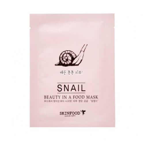 Тканевые маски для лица Skinfood Beauty In A Food Mask Sheet - С муцином улитки (snail)