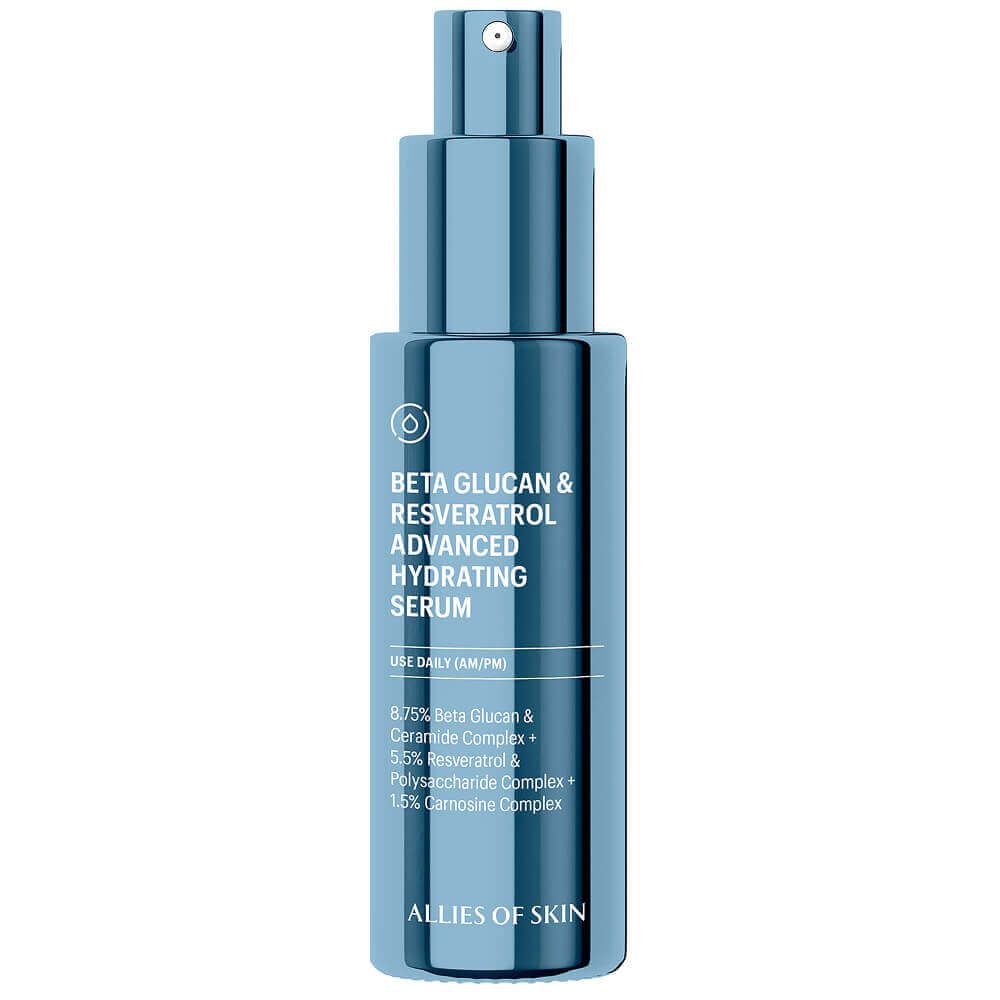 Антиоксидантная сыворотка Allies of Skin Beta Glucan & Resveratrol Advanced Hydrating Serum
