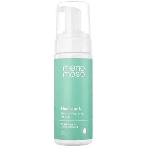 Мягкая пенка-мусс с экстрактом хауттюйнии MenoMoso Heartleaf Gentle Cleansing Mousse