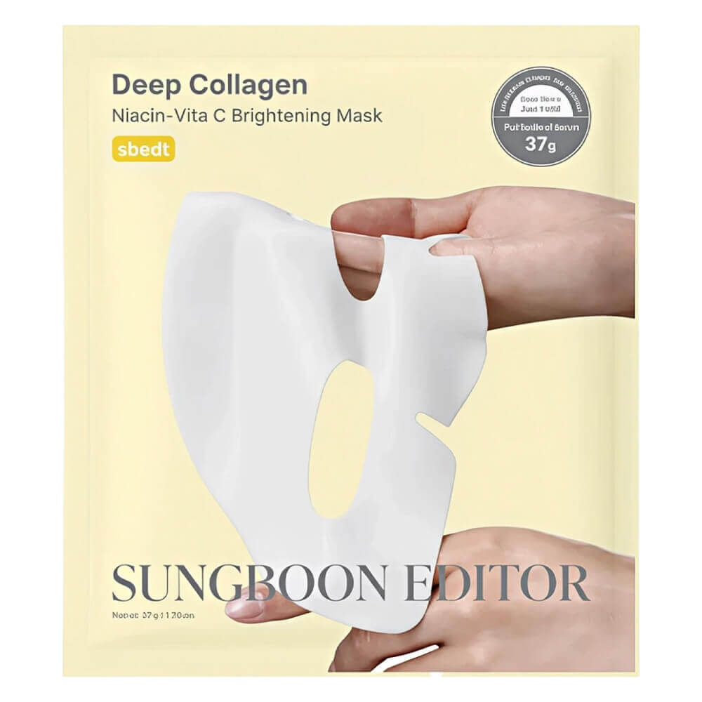 Осветляющая гидрогелевая маска Sungboon Editor Deep Collagen Niacin Vita C Brightening Mask
