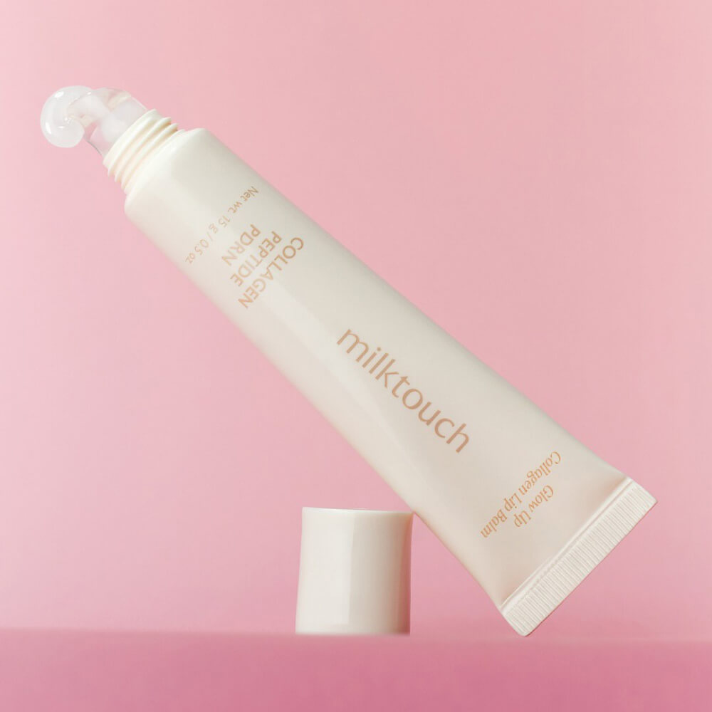 Увлажняющий бальзам для губ с ПДРН Milk Touch Glow Up Collagen Lip Balm