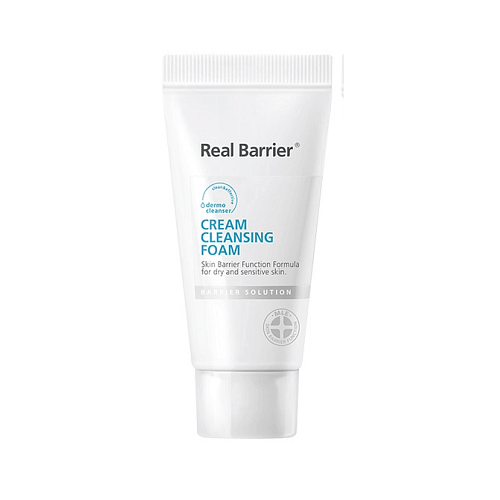 Travel-версия кремовой пенки Real Barrier Cream Cleansing Foam - 15 ml