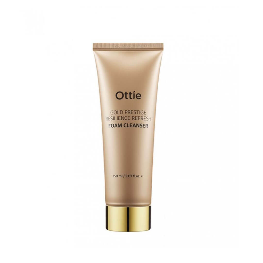 Увлажняющая пенка для упругости кожи Ottie Gold Prestige Resilience Refresh Foam Cleanser