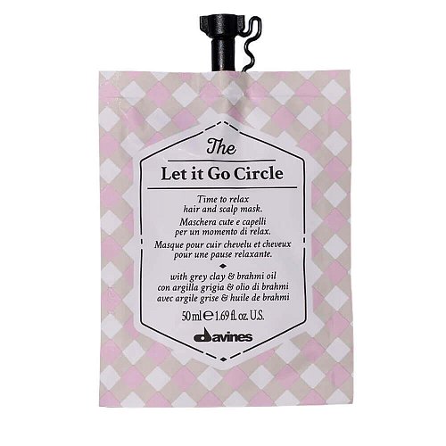 Смягчающая маска-релакс для волос и кожи головы Davines The Let It Go Circle