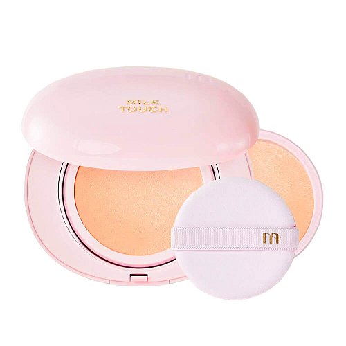 Кушон с сияющим финишем + рефил Milk Touch All-day Skin Fit Milky Glow Cushion SPF50+ PA++++