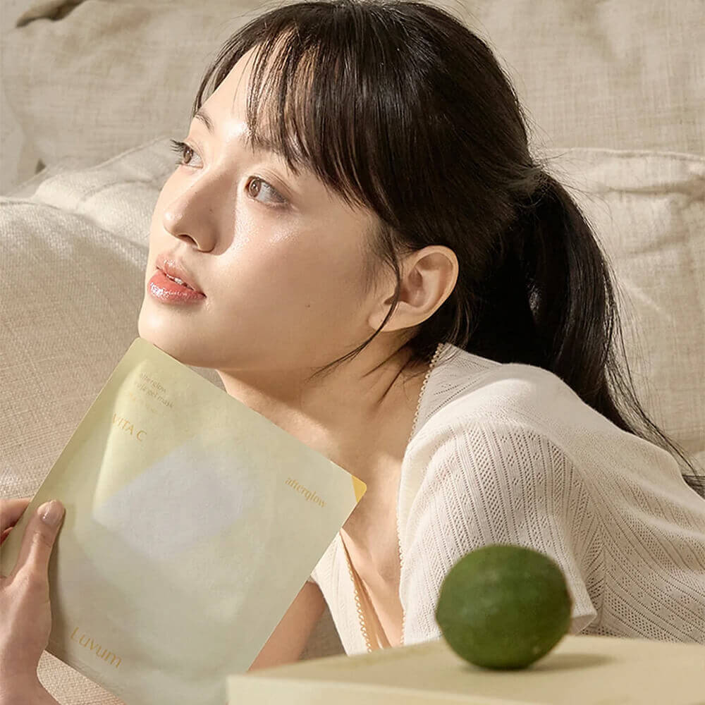 Тающая гелевая маска для сияния кожи с юдзу Luvum Afterglow Yuja Gel Mask