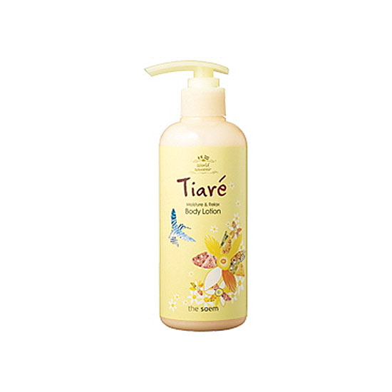 Цветочный лосьон для тела The Saem World Souvenir Tiare Moisture & Relax Body Lotion