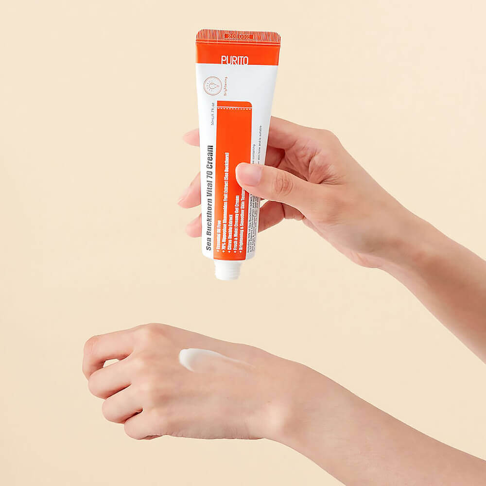 Витаминный крем с экстрактом облепихи Purito Sea Buckthorn Vital 70 Cream