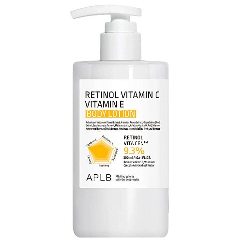 Укрепляющий лосьон для тела с ретинолом APLB Retinol Vitamin C Vitamin E Body Lotion
