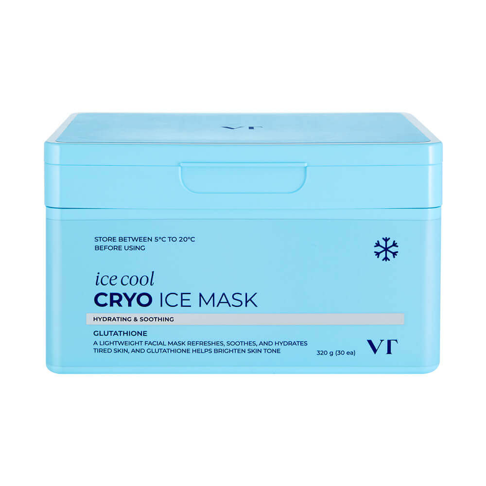 Набор охлаждающих тканевых масок с глутатионом VT Cosmetics Cryo Ice Mask