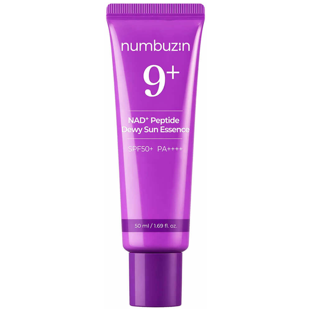 Солнцезащитная эссенция с пептидами numbuzin No.9 NAD+ Peptides Dewy Sun Essence SPF50+ PA+++