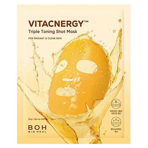 Тонизирующая маска с витамином C BIOHEAL BOH Vitacnergy Triple Toning Shot Mask