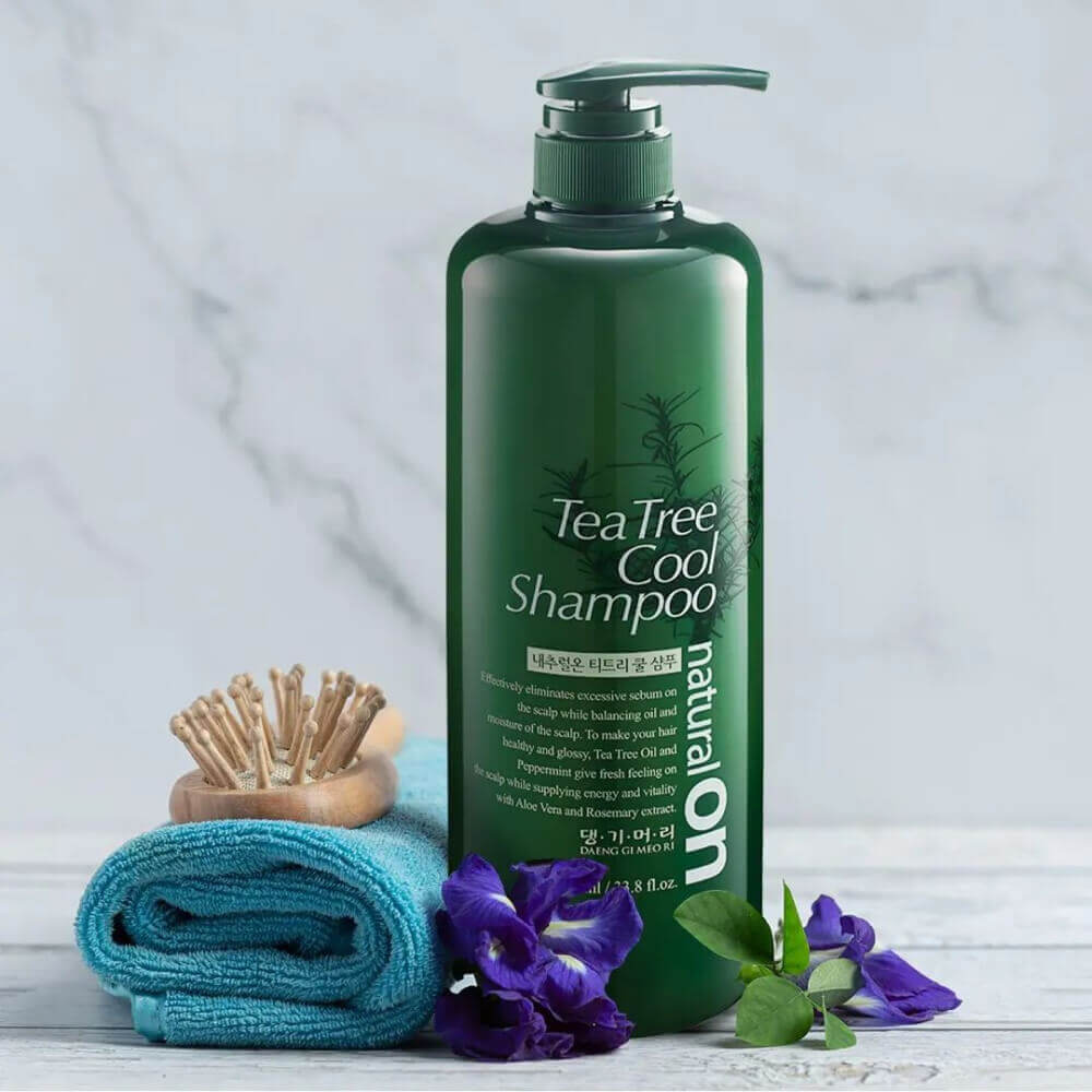 Освежающий шампунь для волос с чайным деревом Daeng Gi Meo Ri Naturalon Tea Tree Cool Shampoo