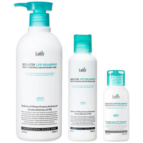 Бессульфатный протеиновый шампунь Lador Keratin LPP Shampoo