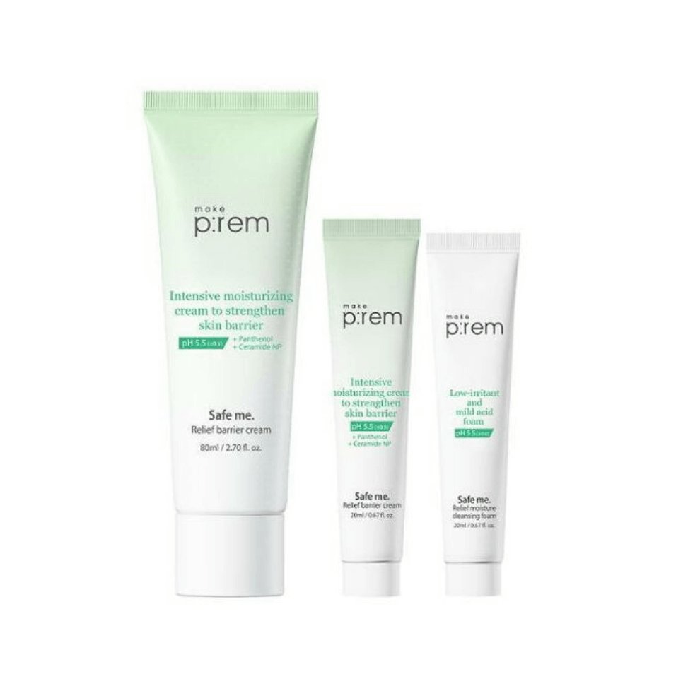 

Ультраувлажняющий крем-барьер с керамидами Make P:rem Safe Me Relief Barrier Cream