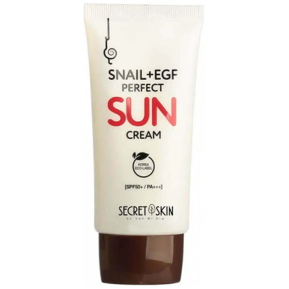 Солнцезащитный крем с муцином улитки Secret Skin Snail+EGF Perfect Sun Cream SPF50+