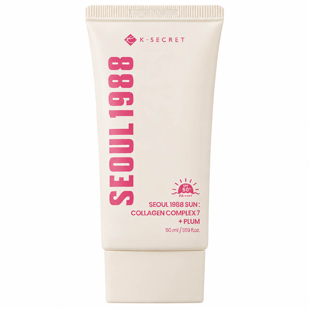 Солнцезащитный крем с коллагеном K-SECRET Seoul 1988 Sun: Collagen Complex 7 + Plum SPF50+ PA++++