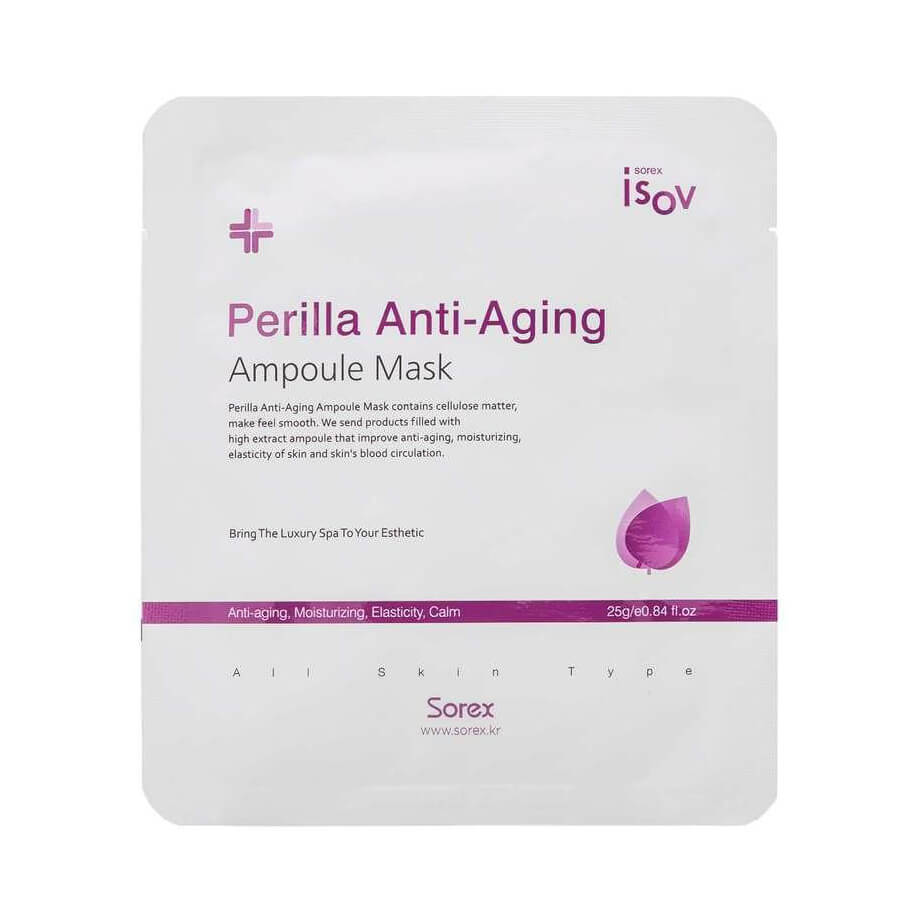 Антивозрастная тканевая маска Isov Perilla Anti-Aging Ampoule Mask