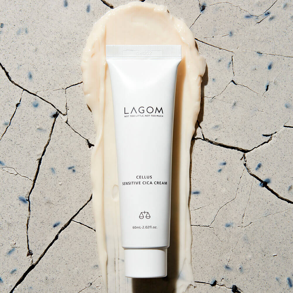 Успокаивающий барьерный крем с центеллой Lagom Cellus Sensitive Cica Cream