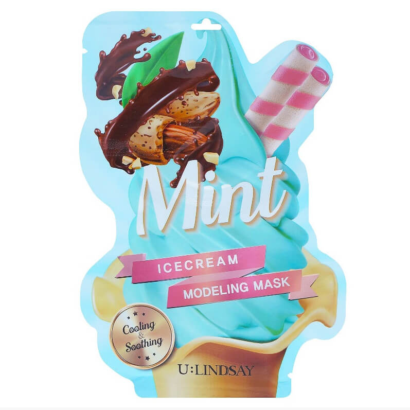 

Двухступенчатая моделирующая маска U:Lindsay Mint Ice Cream Modeling Mask