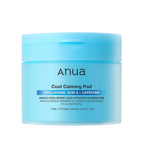 Успокаивающие тонер-пэды с гиалуроновой кислотой Anua 8 Hyaluronic Acid Catechin Calming Pad