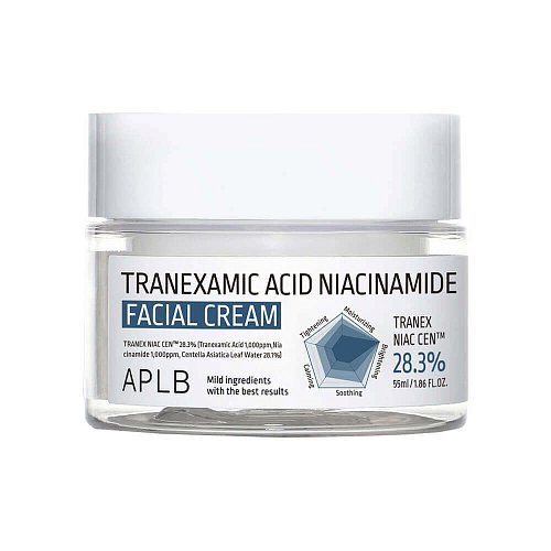 Осветляющий крем с транексамовой кислотой APLB Tranexamic Acid Niacinamide Facial Cream