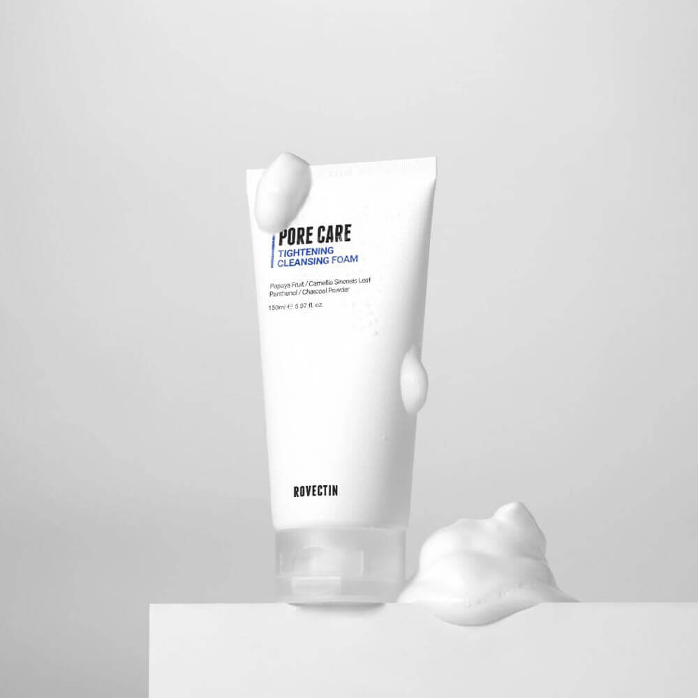 Мягкая пенка для глубокого очищения пор Rovectin Clean Green Papaya Pore Cleansing Foam