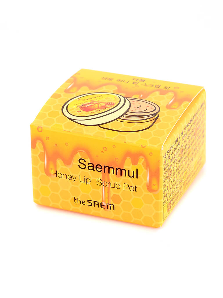 Медовый скраб для губ в баночке The Saem Saemmul Honey Lip Scrub Pot