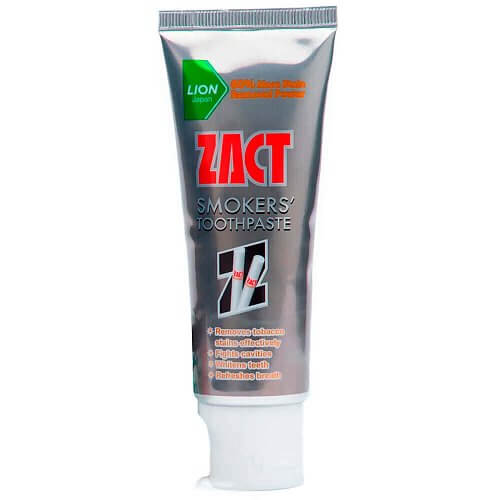 Отбеливающая зубная паста для курящих Lion Zact