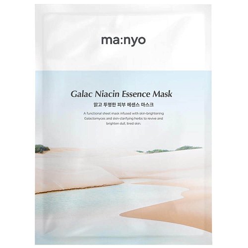 Осветляющая маска с ниацинамидом Manyo Galac Niacin Essence Mask
