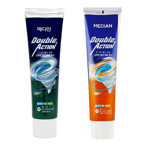 Зубная паста двойного действия Median Double Action Double Toothpaste
