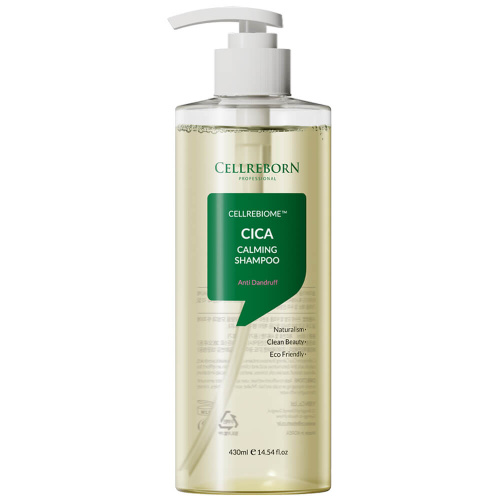 Успокаивающий шампунь против перхоти Cellreborn Cellrebiome Cica Calming Shampoo