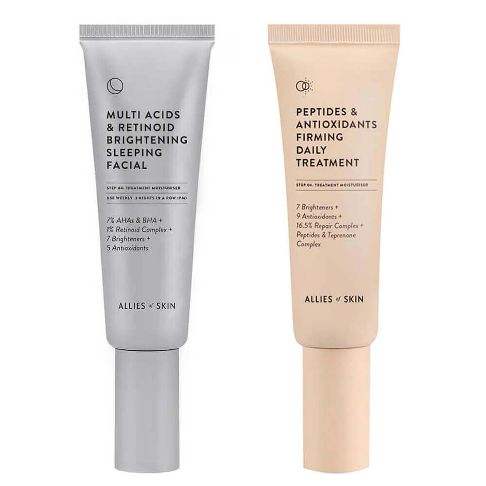 

Уникальный сет от морщин с ретинолом и пептидами Allies Of Skin