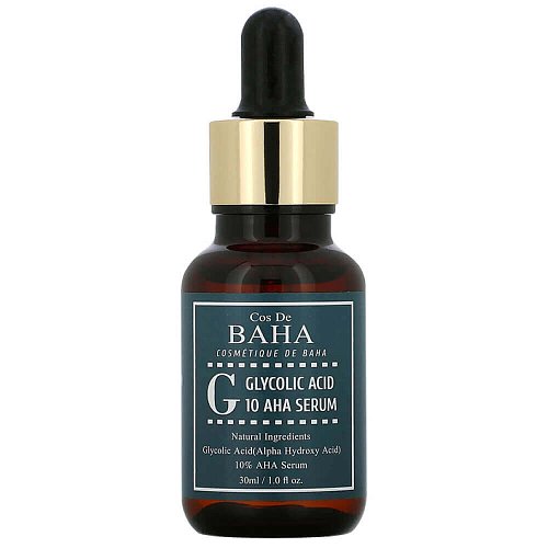 Сыворотка c гликолевой кислотой для проблемной кожи Cos De Baha Glycolic Acid 10 AHA Serum