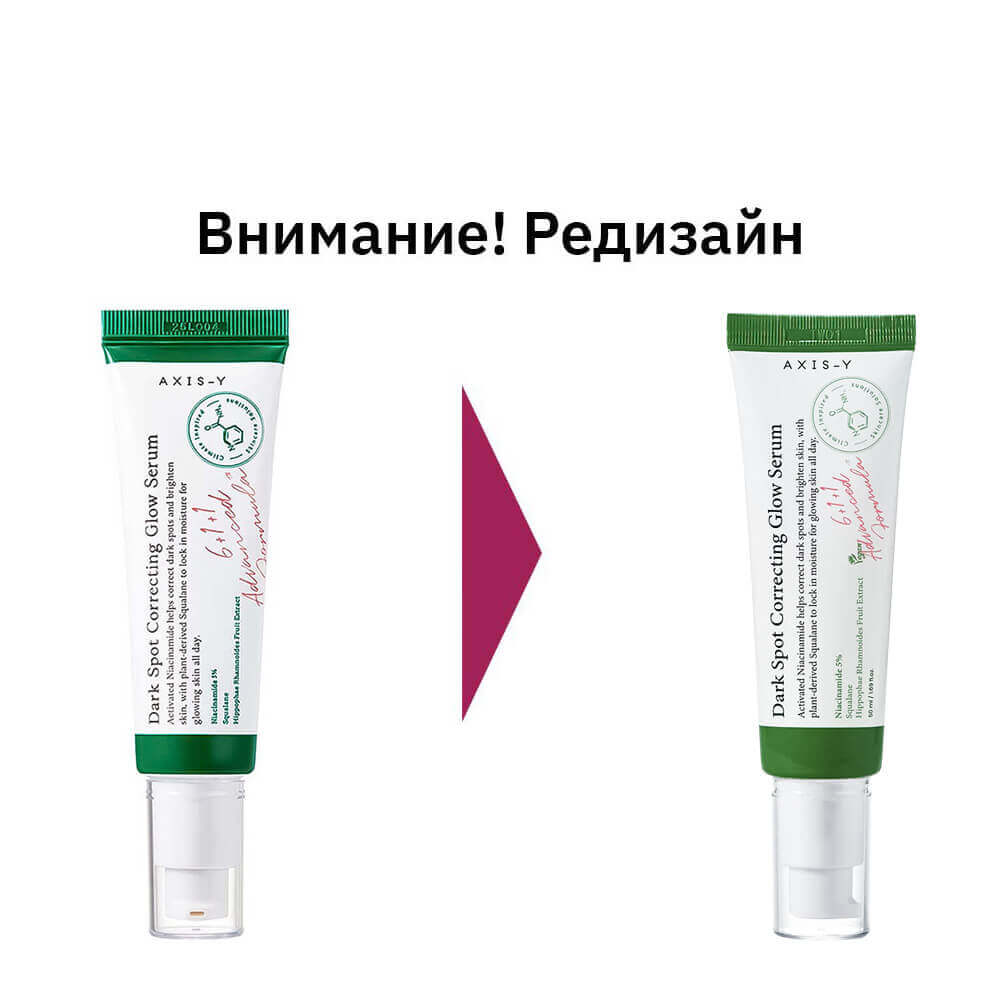 Осветляющая сыворотка от пигментных пятен с 5% ниацинамида AXIS-Y Dark Spot Correcting Glow Serum