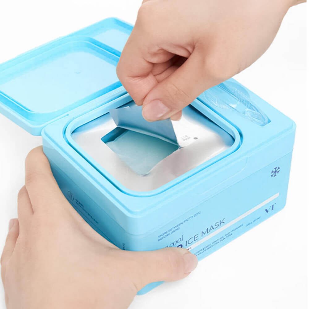 Набор охлаждающих тканевых масок с глутатионом VT Cosmetics Cryo Ice Mask