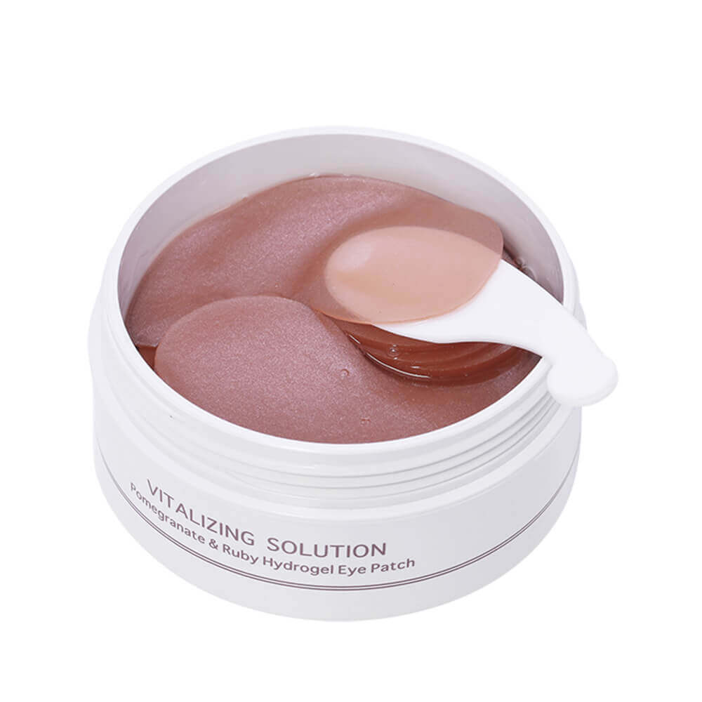 Омолаживающие гидрогелевые патчи с гранатом и пудрой рубина BeauuGreen Pomegranate Ruby Eye Patch