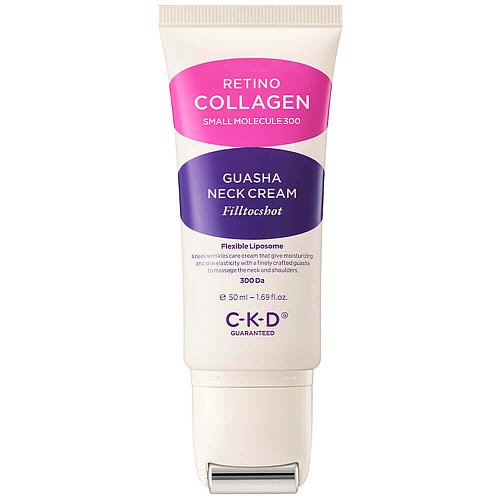 Интенсивный роликовый крем для шеи CKD Retino Collagen Small Molecule 300 Guasha Cream Filltocshot