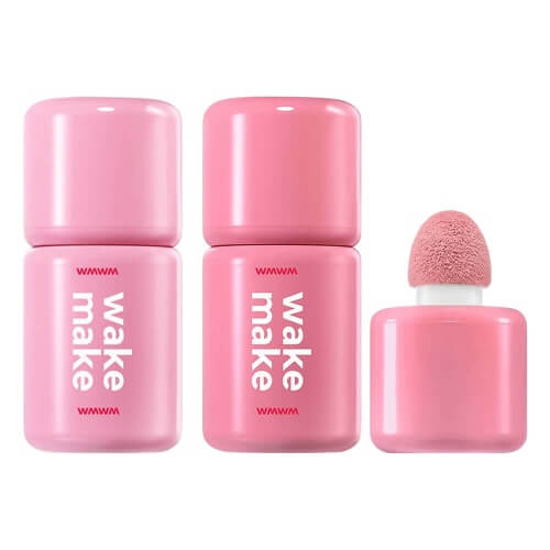 Жидкие румяна с бархатным финишем WAKEMAKE Shaking Blur Cheek