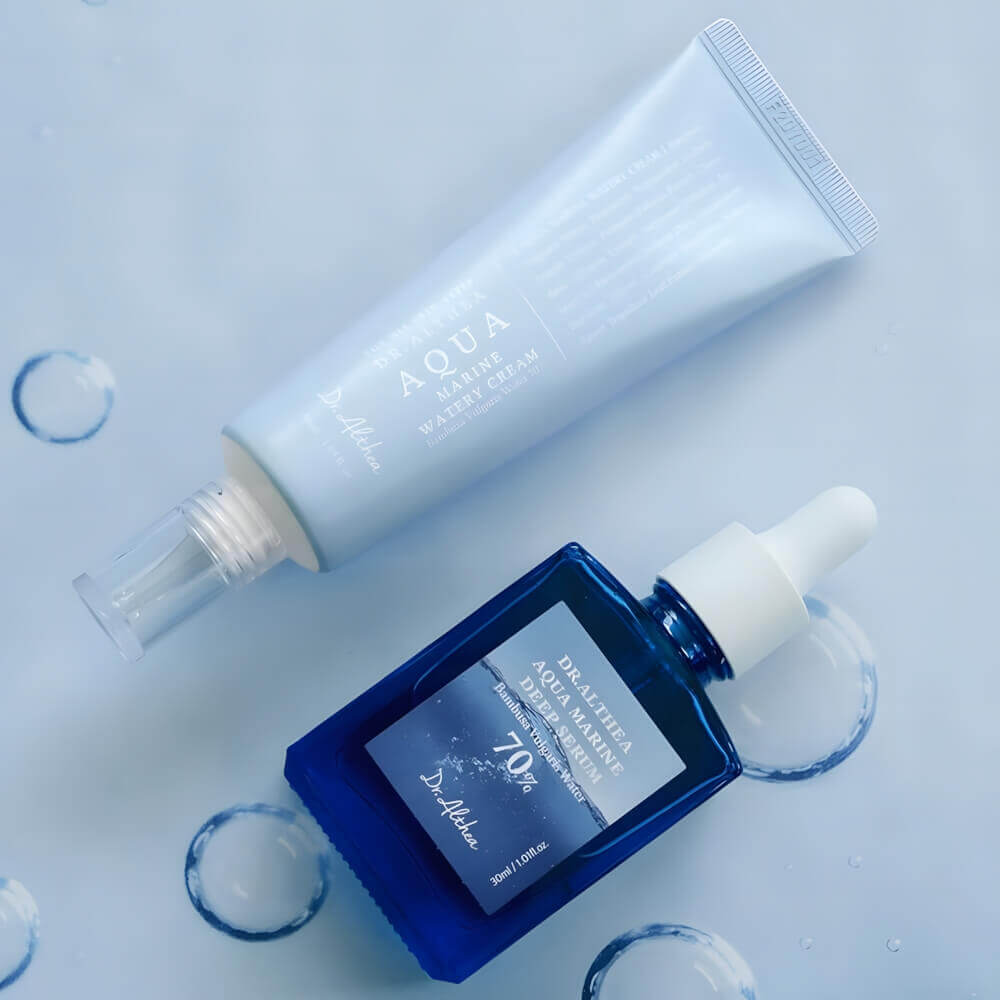 Крем с ПДРН и бамбуком для глубокого увлажнения Dr. Althea Aqua Marine Watery Cream