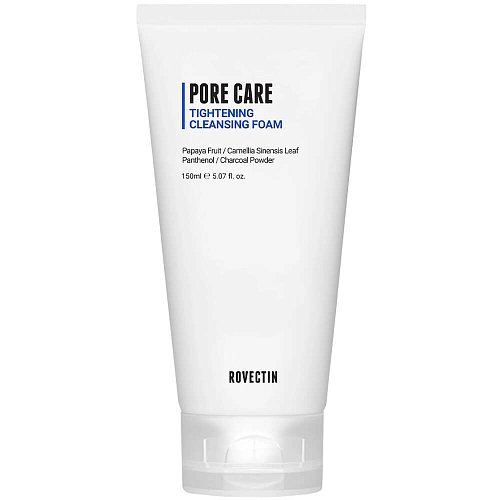 Мягкая пенка для глубокого очищения пор Rovectin Clean Green Papaya Pore Cleansing Foam
