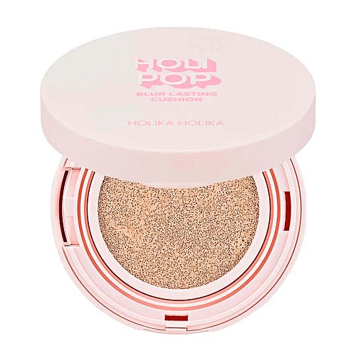 Тональный кушон для гладкости кожи Holika Holika Holipop Blur Lasting Cushion SPF50+ PA++++