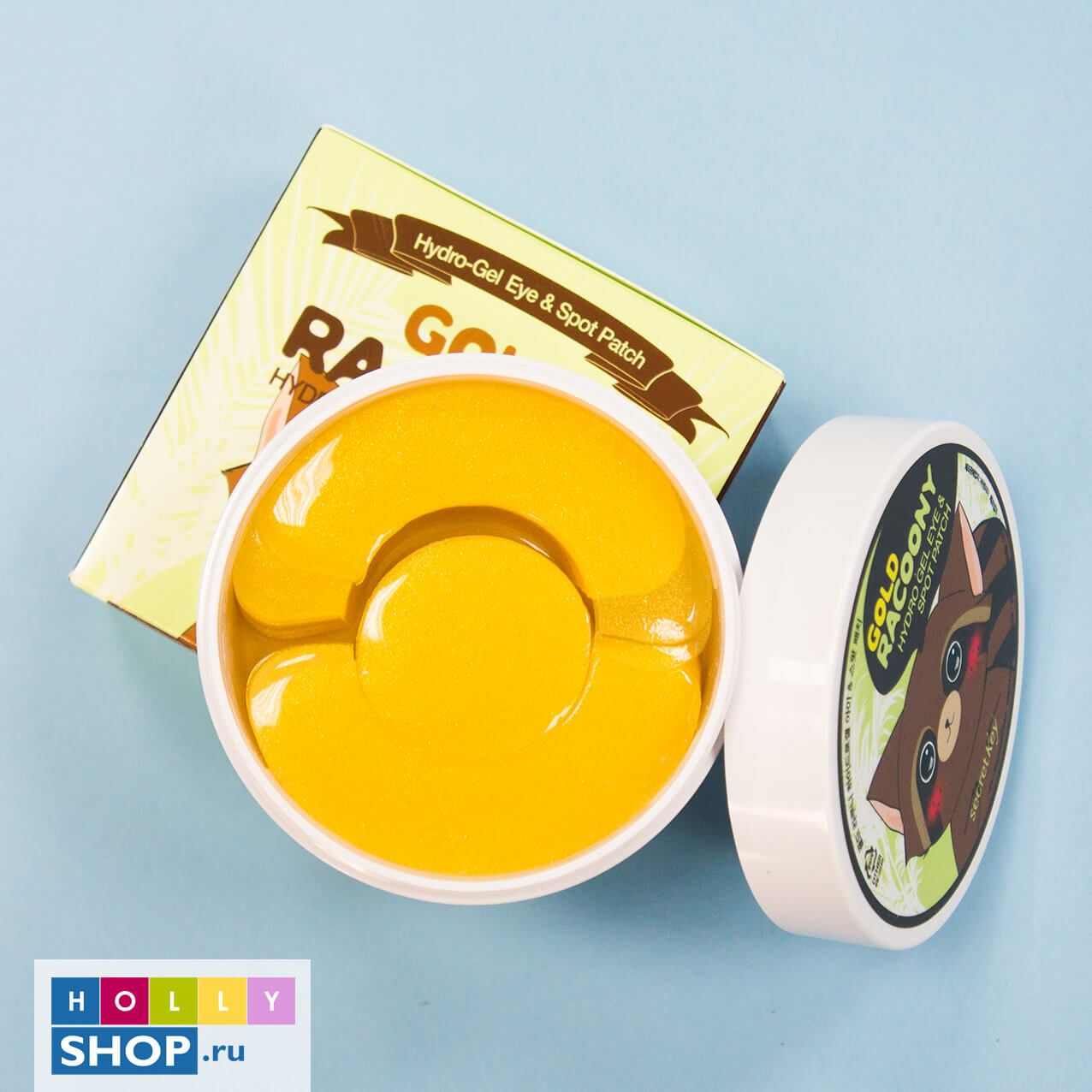Гидрогелевые патчи Secret Key Gold Racoony Hydrogel Eye & Spot Patch