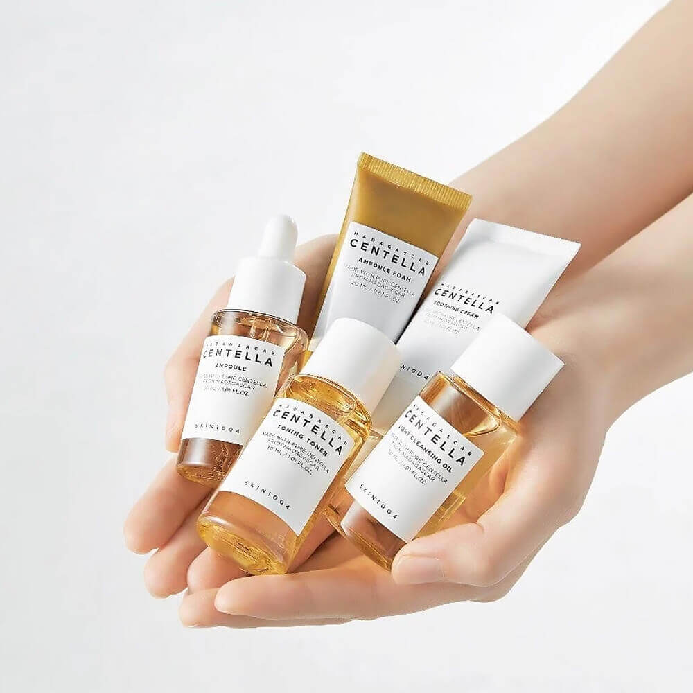 Дорожный набор миниатюр с центеллой SKIN1004 Madagascar Centella Travel Kit 